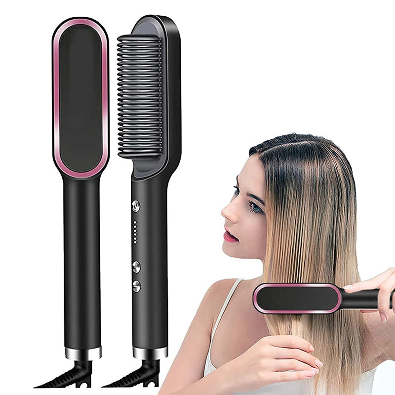 Escova Alisadora 3 em 1 Turbo Hair – 110/220V Bivolt